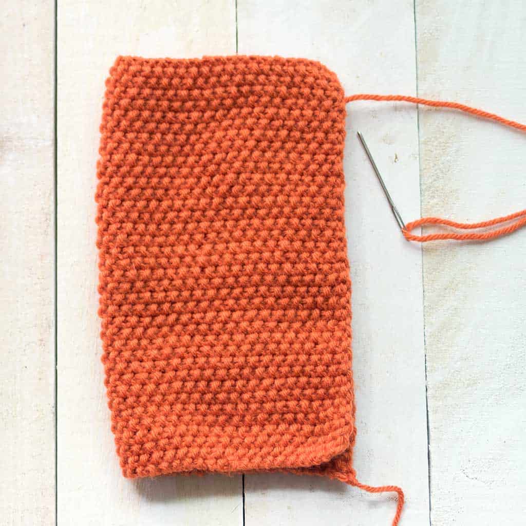 Seed Stitch Pumpkins Knitting Pattern