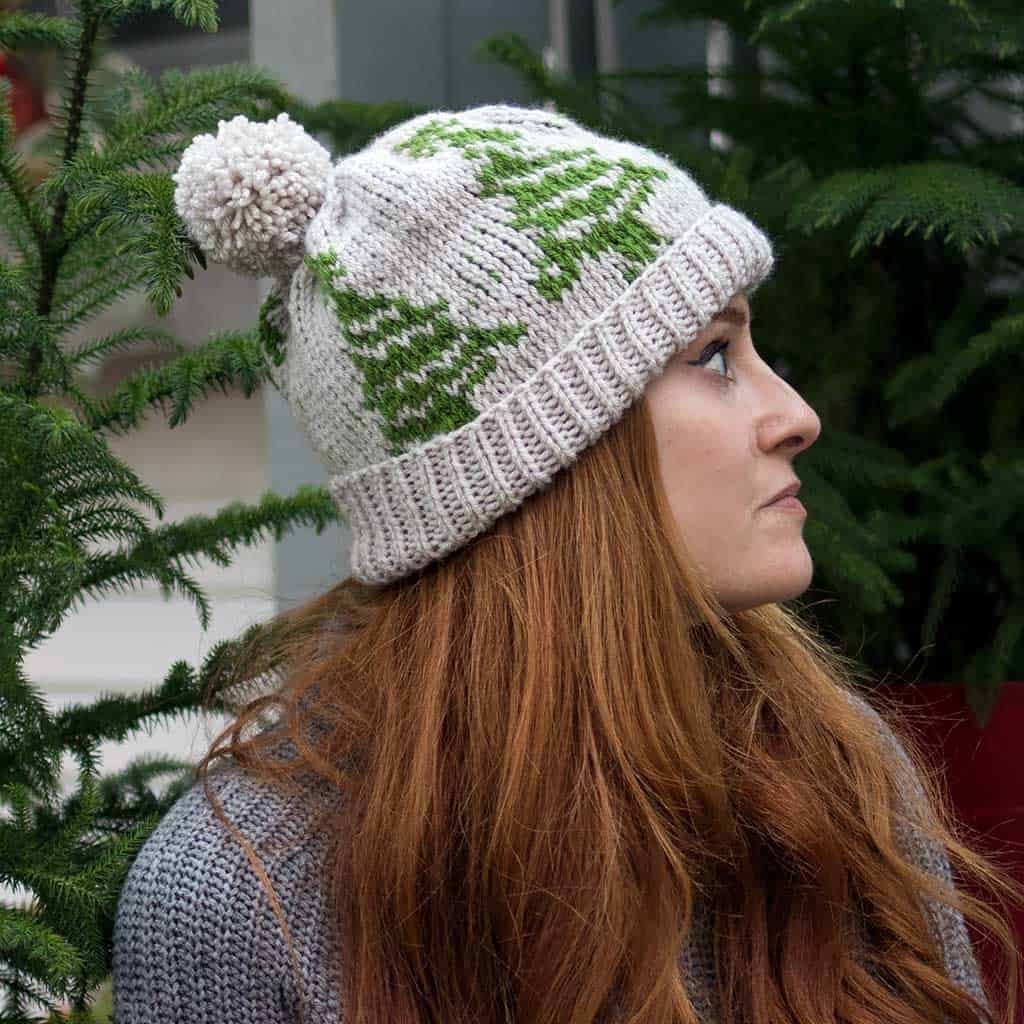 Beginner Evergreen Hat Knitting Pattern
