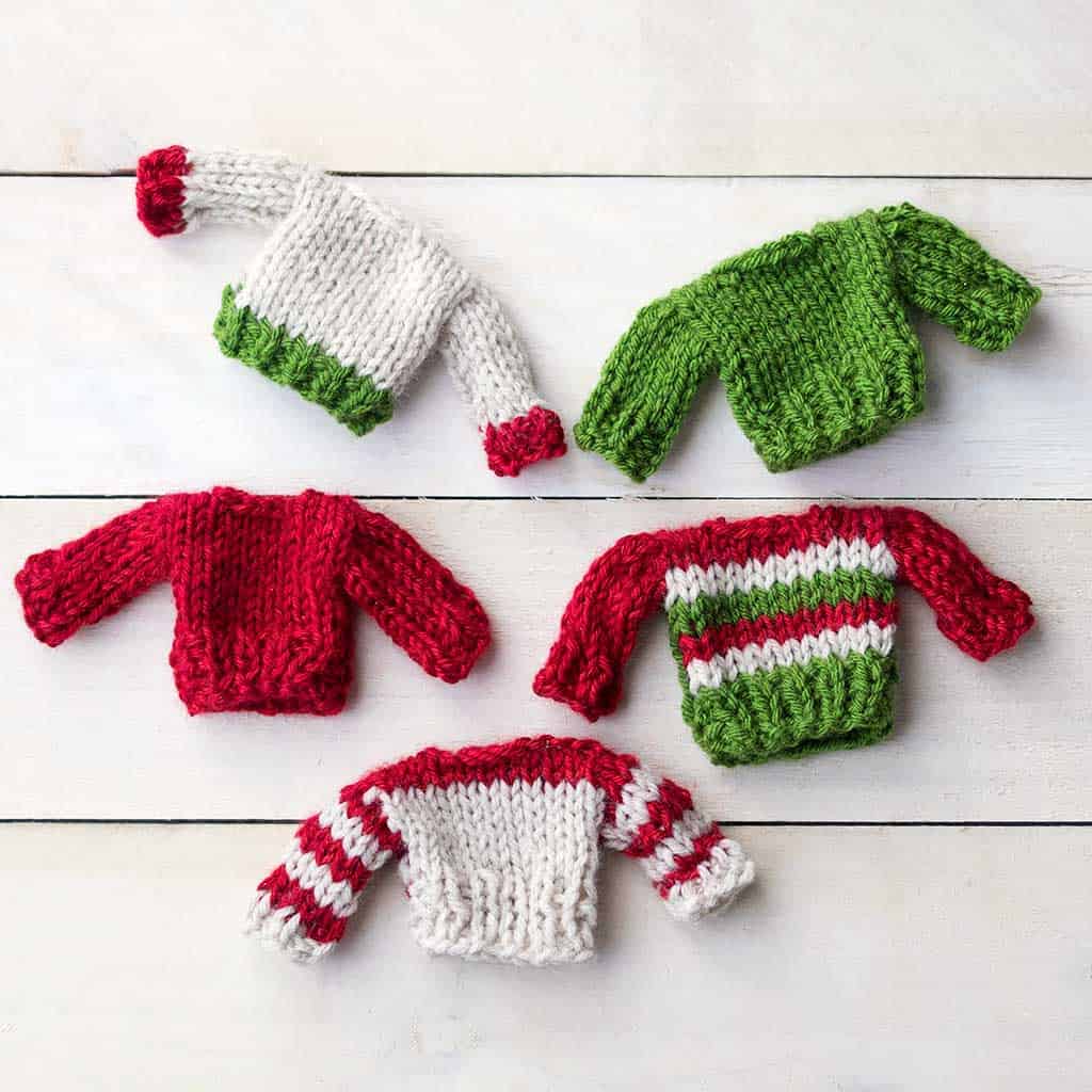 How To Make Mini Knitted Jumpers - Let's Do Something Crafty