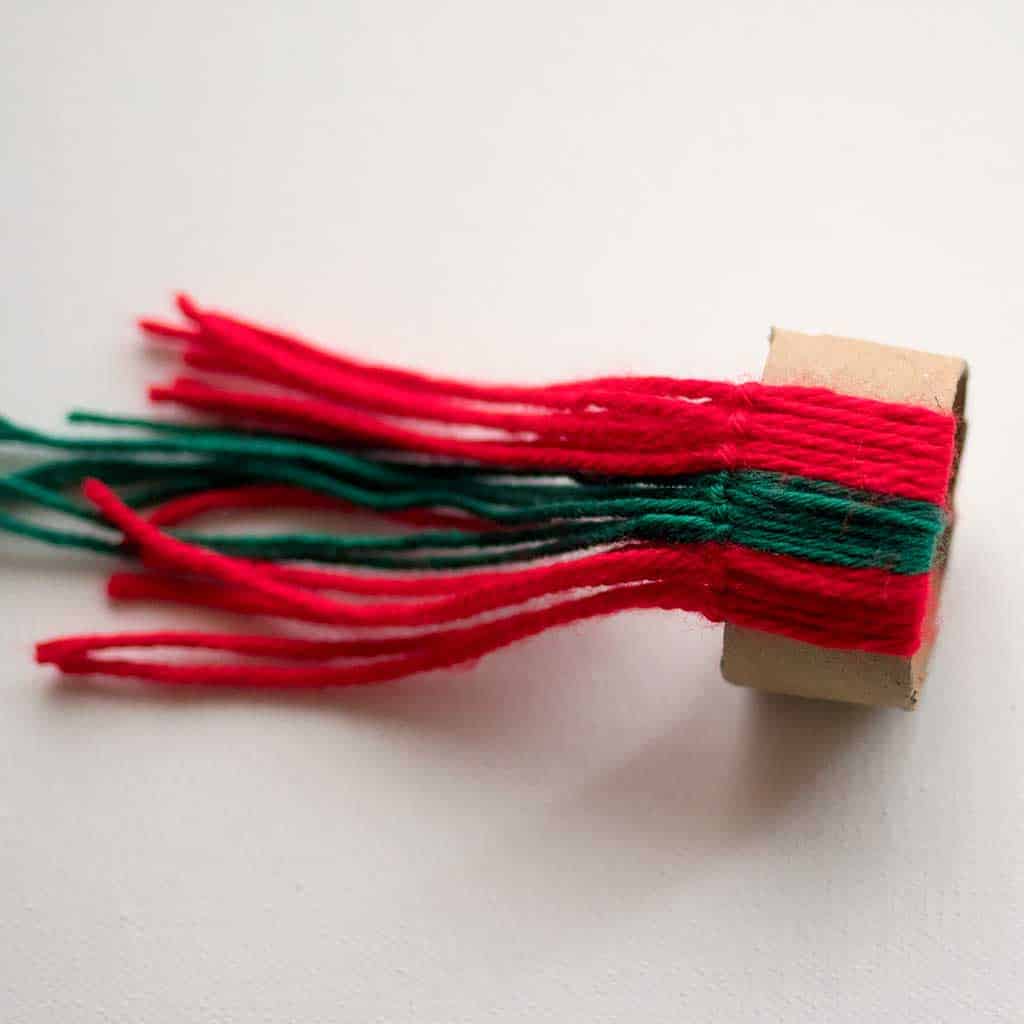 How to Make Mini Yarn Hat Ornaments