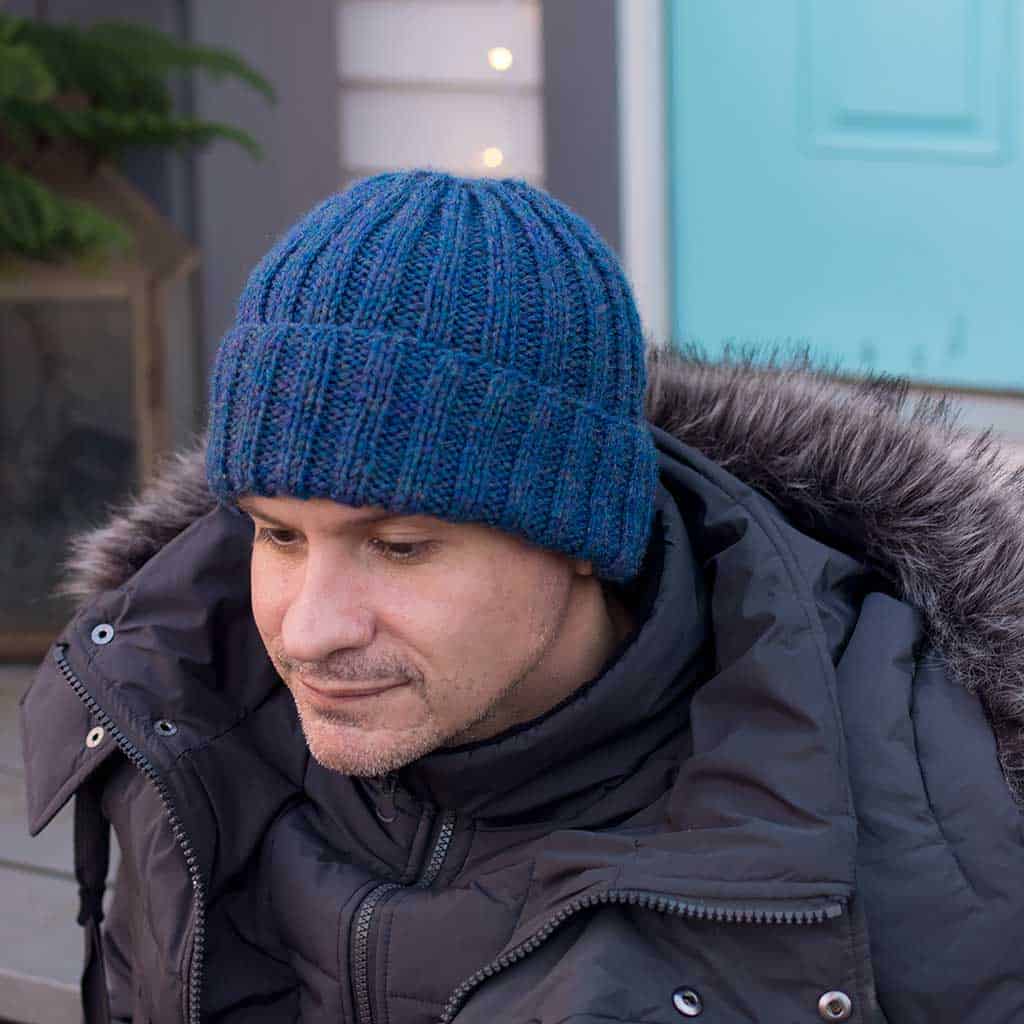 Mens Thick and Quick Hat Knitting Pattern 