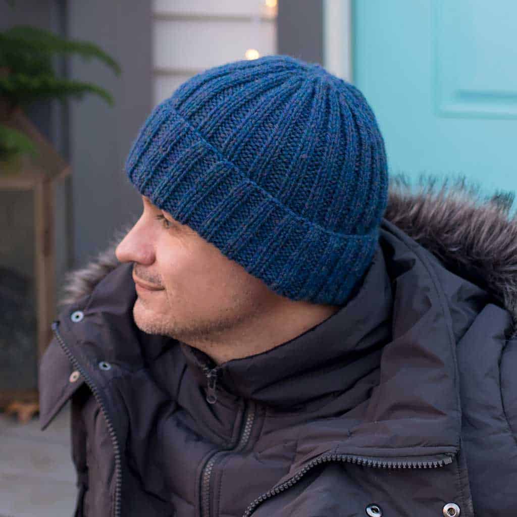 Easy Basic Hat Knitting Pattern for Men