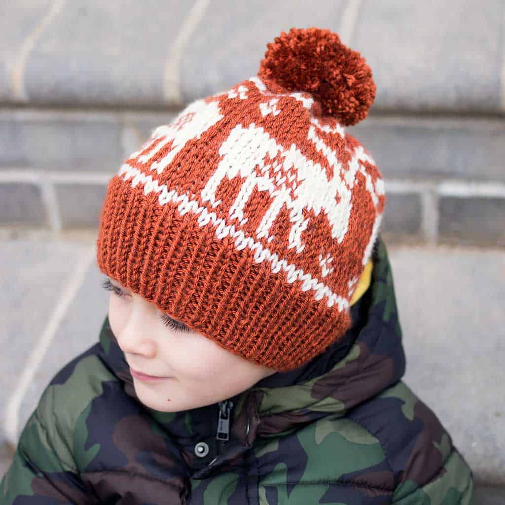Moose Hat Knitting Pattern
