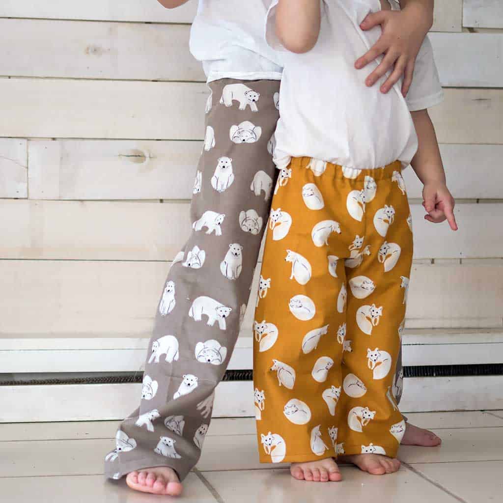 DIY Easy Knit Pajama Pants