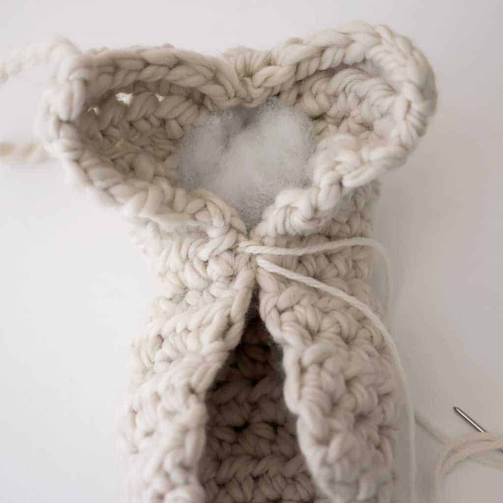 One Square Stuffed Bunny Crochet Pattern