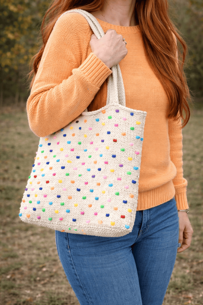 Easy Beaded Tote Knitting Pattern (Beginner-Friendly Bag You’ll Actually Use)