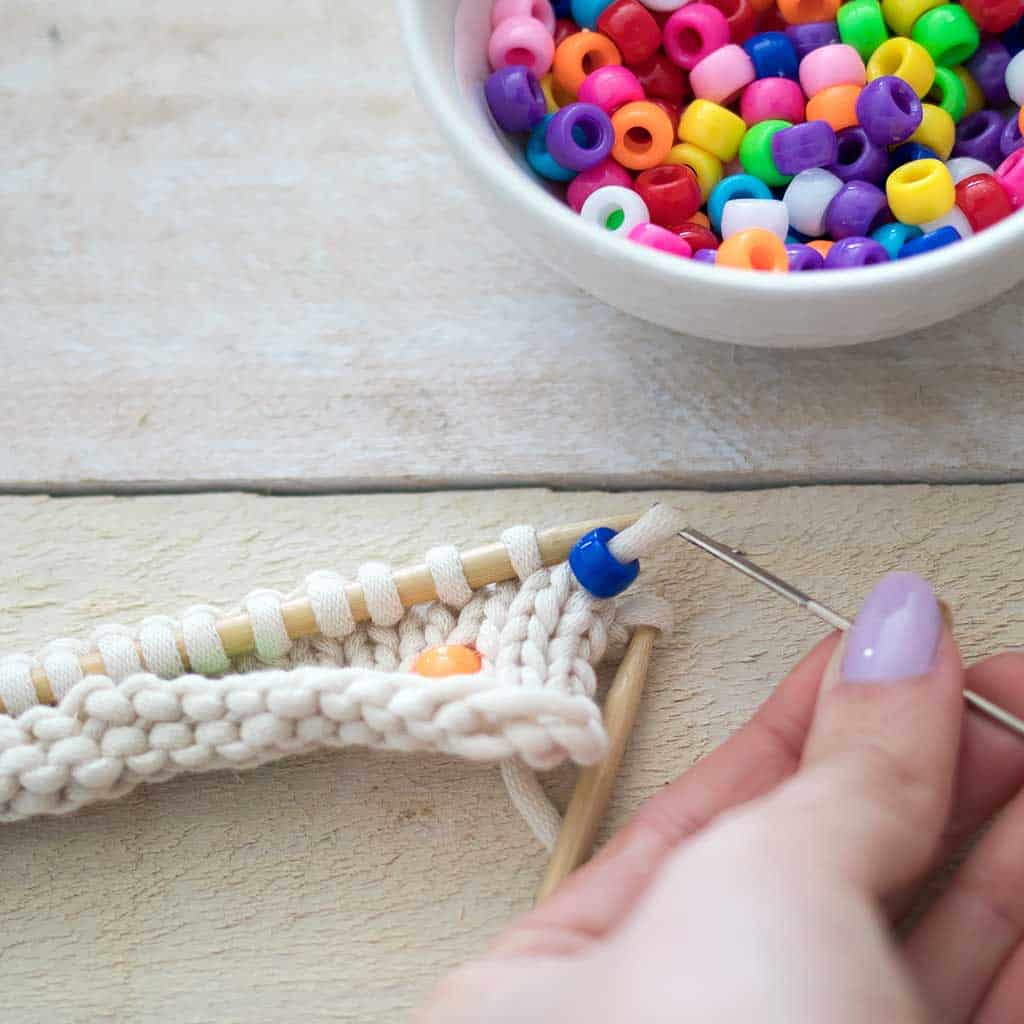 How to Add Beads to any Knitting Project