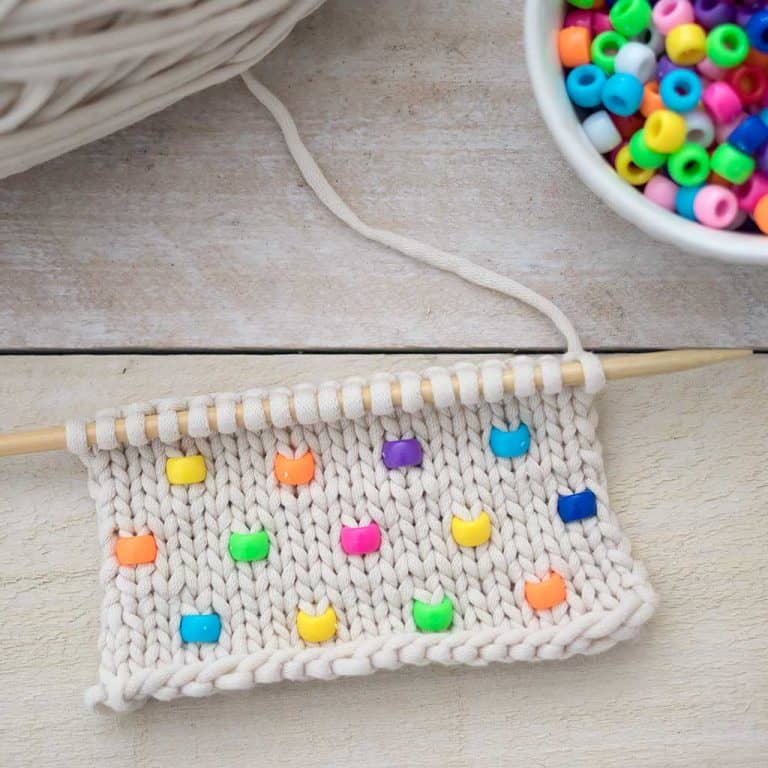 How to Add Beads to Any Knitting Project