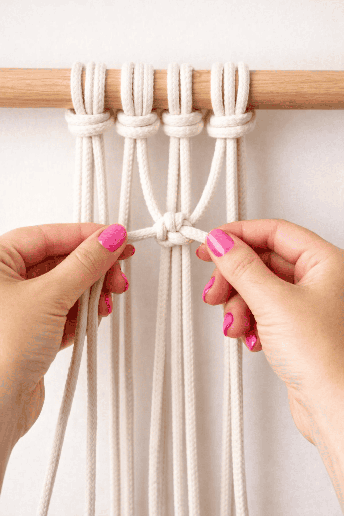 3 Easy Macrame Knots for Beginners (Step-by-Step Guide + Video)