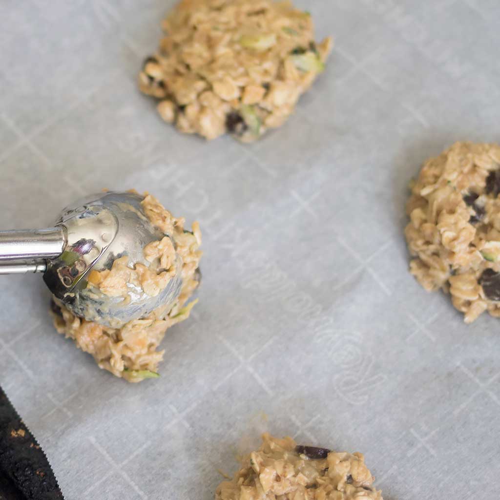 5 Ingredient Healthy Zucchini Chocolate Chip Cookies