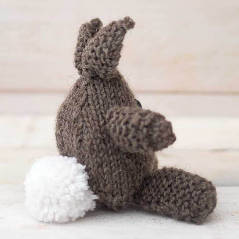Flat Knit Plush Bunny Knitting Pattern
