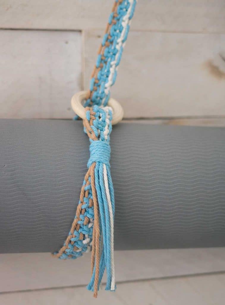 How to Make a Macrame Yoga Mat Strap