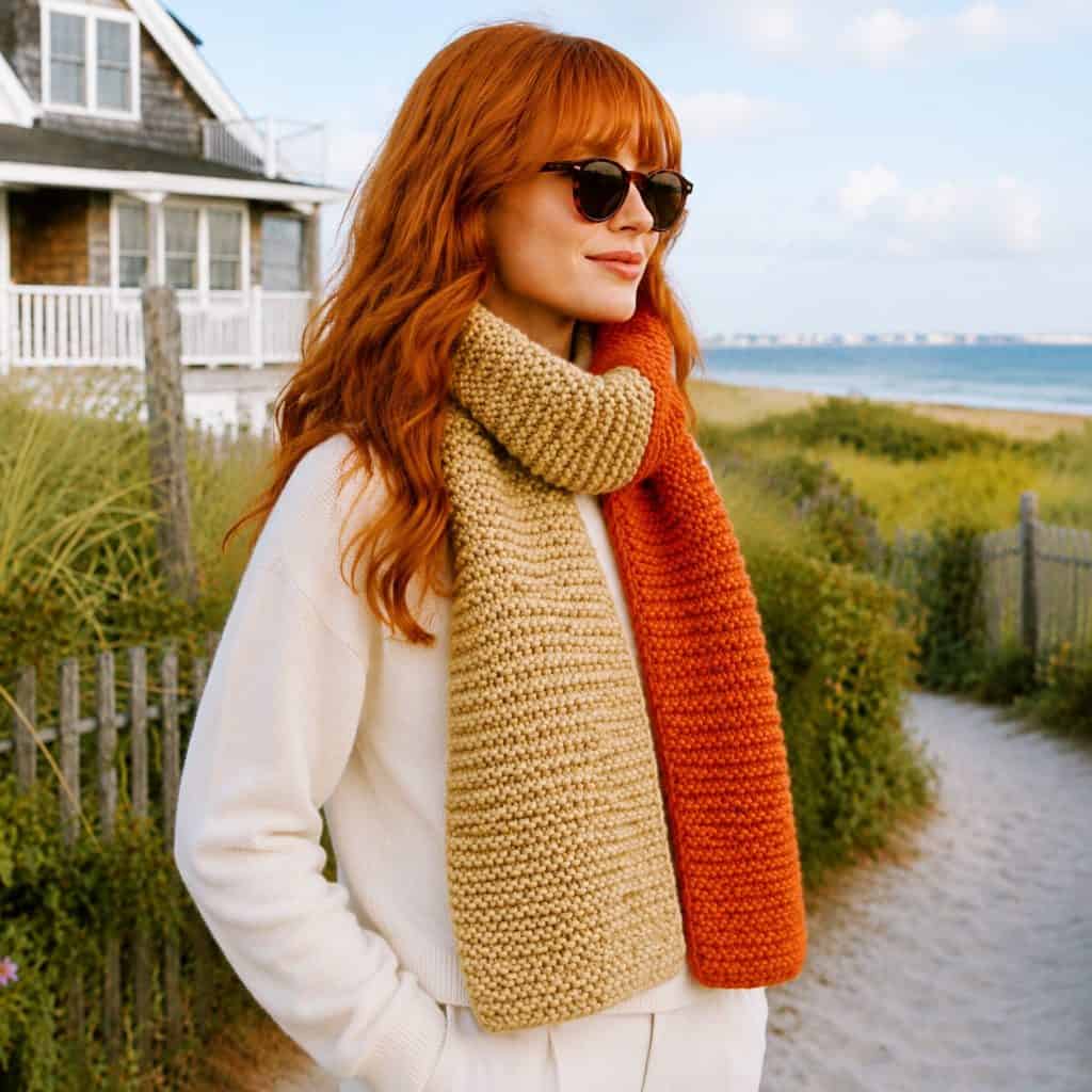 Easiest Garter Stitch Scarf