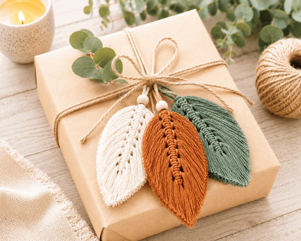 How to Make Macrame Feathers (Easy DIY Macrame Feather Tutorial for Beginners)