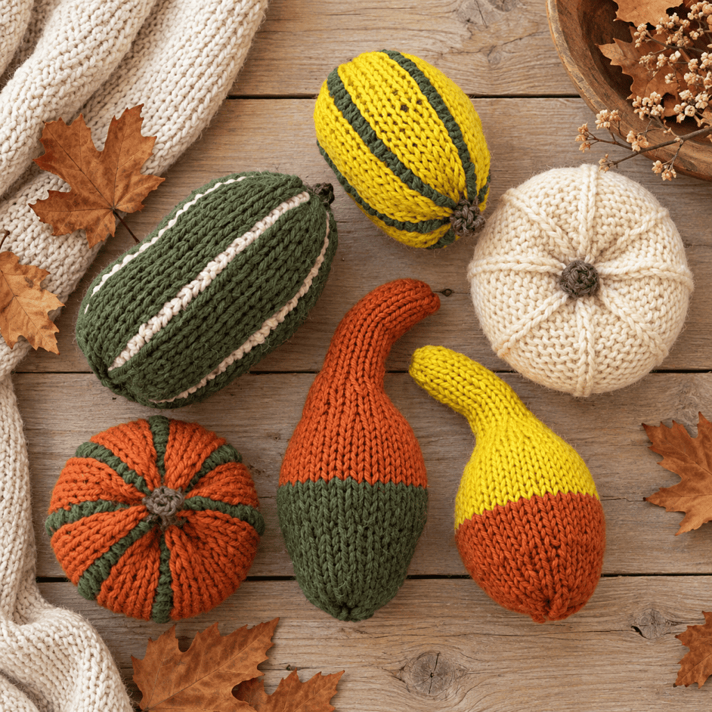 Easy Thanksgiving Knitting & Crochet Patterns for Cozy Fall Decor
