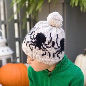 Kids Spider Hat Knitting Pattern