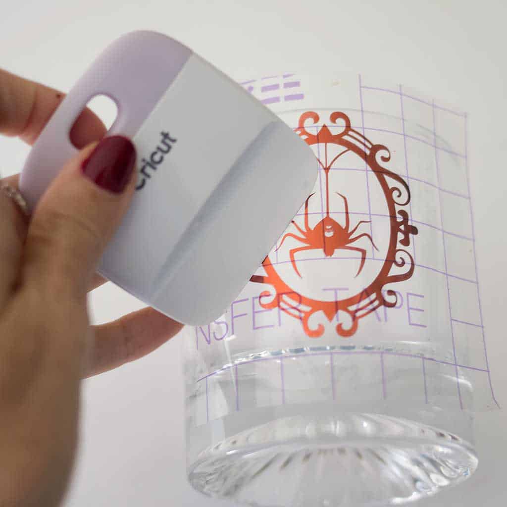 How to Apply Vinyl to Glass with Cricut