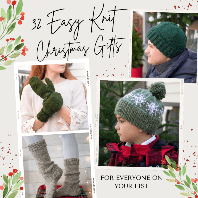32 Easy Knit Christmas Gifts