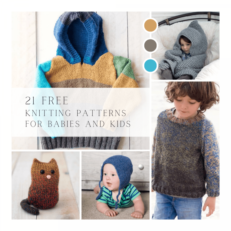 21 Free Knitting Patterns for Kids and Babies