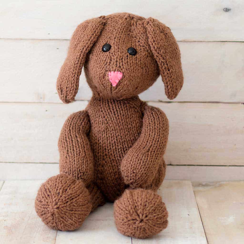 Flat Knit Bunny Knitting Pattern