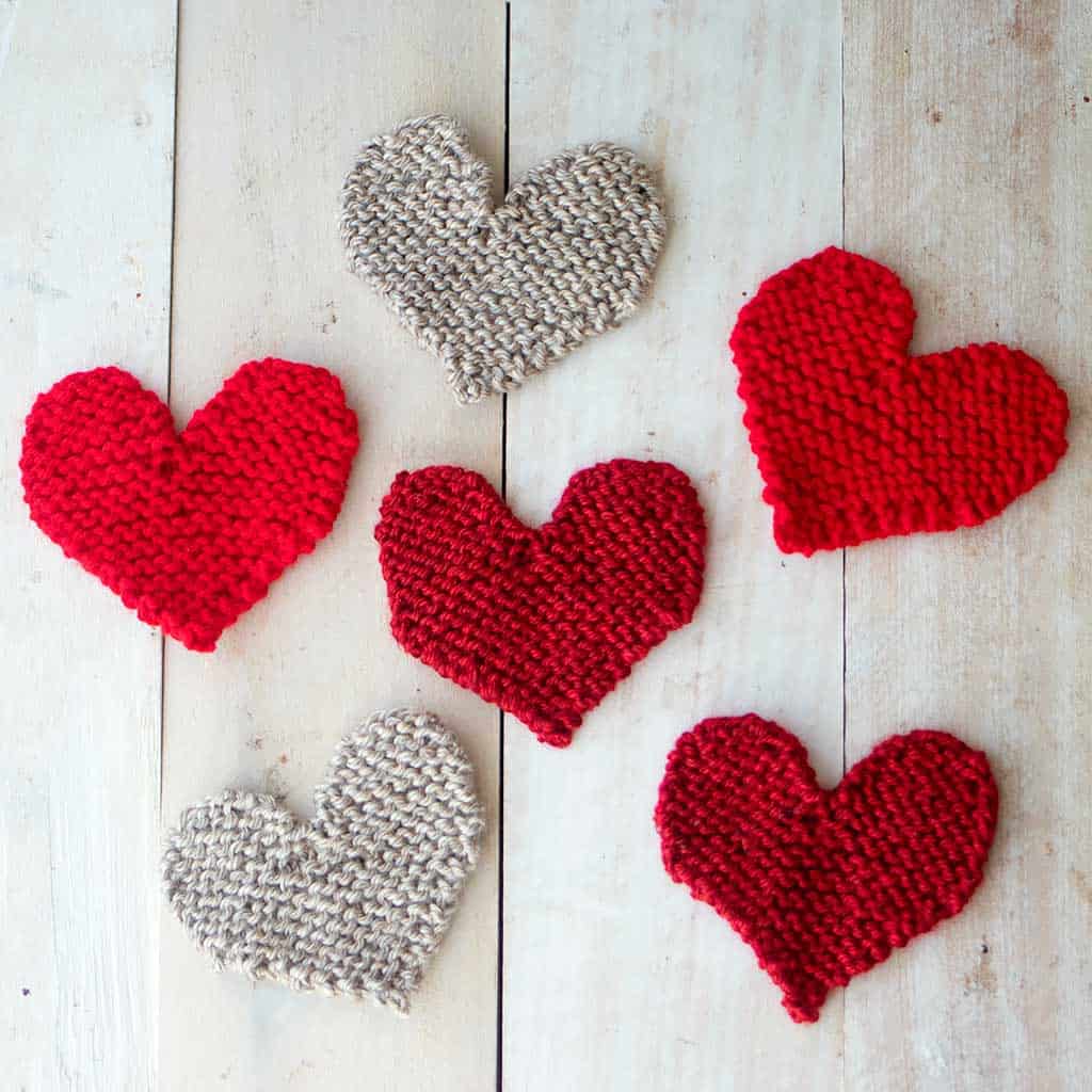 How to knit a heart shape for beginners - Easy step by step