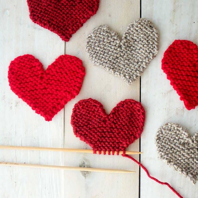 How to Knit a Heart Shape