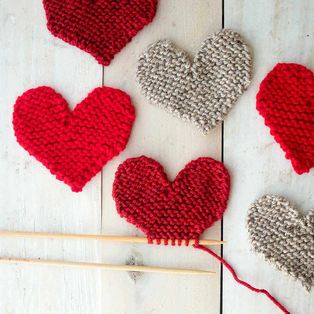 How to Knit a Heart Shape 