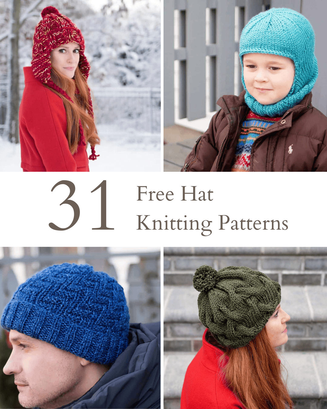 31 Free Hat Knitting Patterns