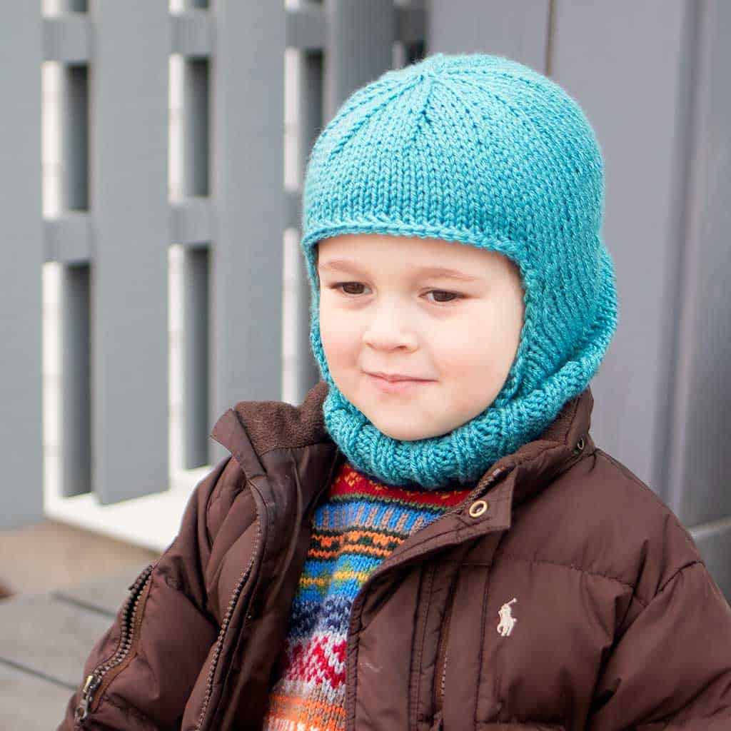 Easy Kids Ski Mask Knitting Pattern