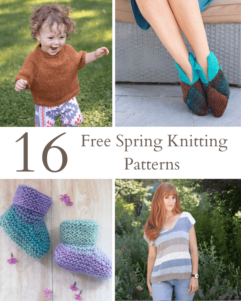 16 Free Spring Knitting Patterns for the Whole Family (Easy + Cozy Knits for Everyone)