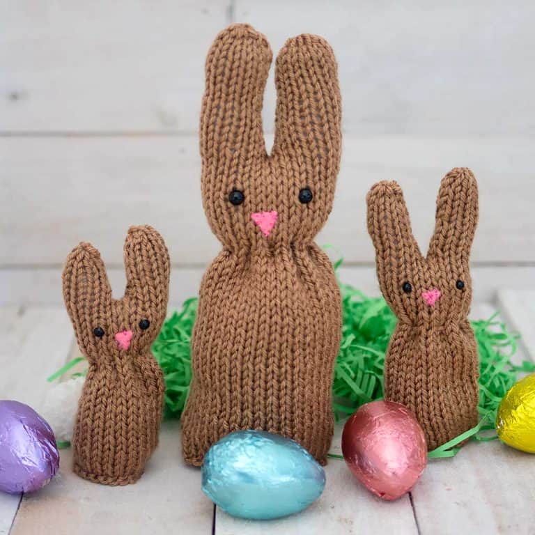 Bunny Egg Holder Knitting Pattern