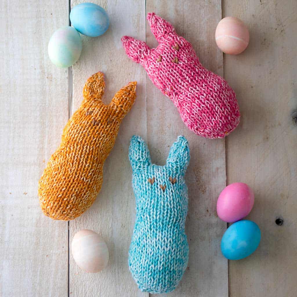 Easter Peep Bunny Knitting Pattern
