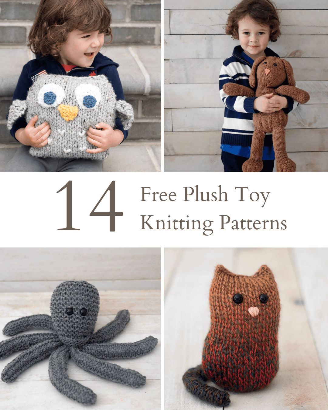 Toy Pattern Activity 14 Free Plush Toy Knitting Patterns (Easy Stuffed Animals for Beginners)