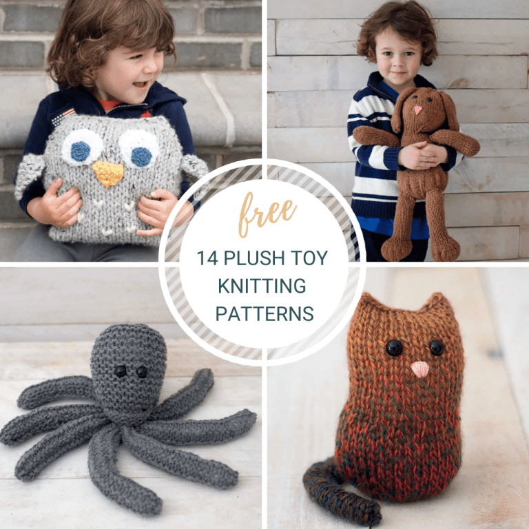 14 Free Plush Toy Knitting Patterns