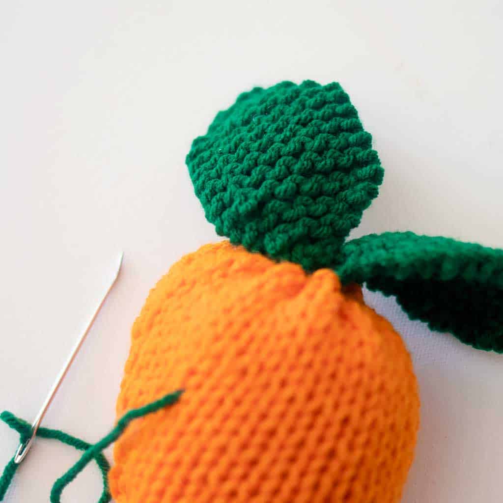 Easy Carrot Knitting Pattern