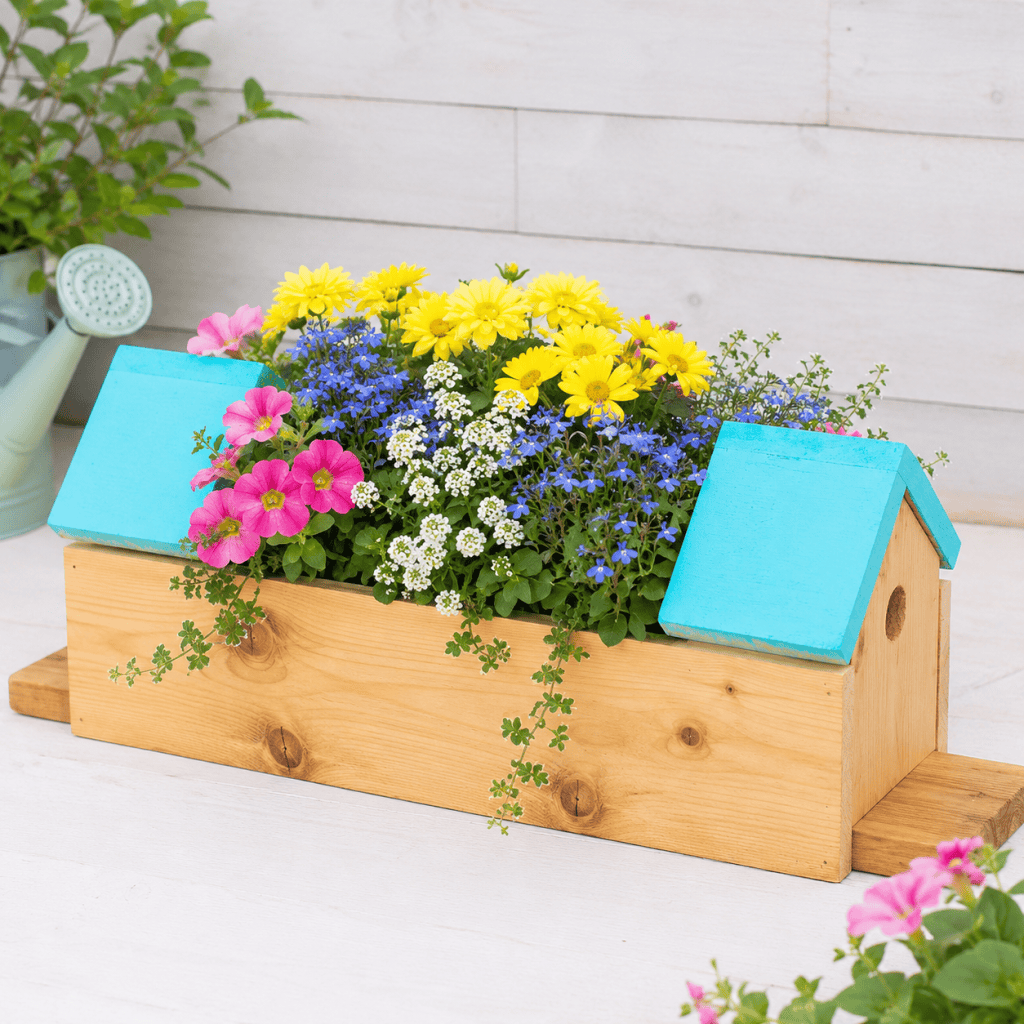How to Build an Easy Birdhouse Planter (DIY Garden Project for Beginners)