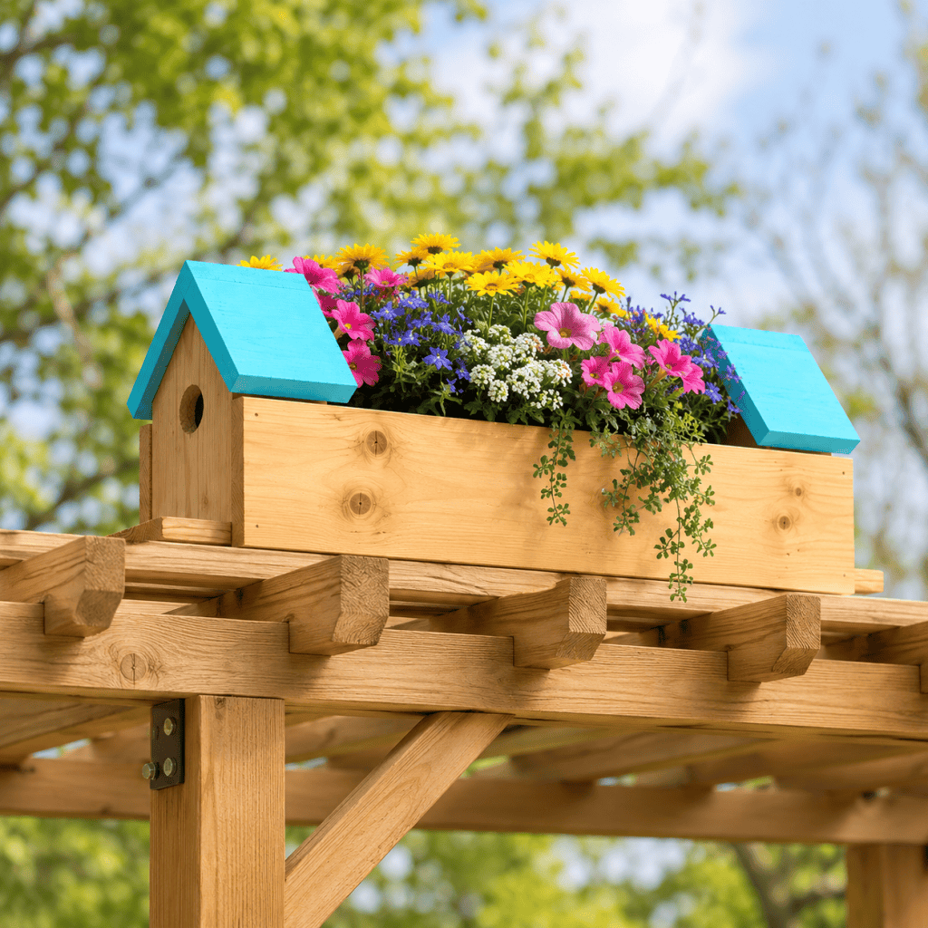 How to Build an Easy Birdhouse Planter (DIY Garden Project for Beginners)