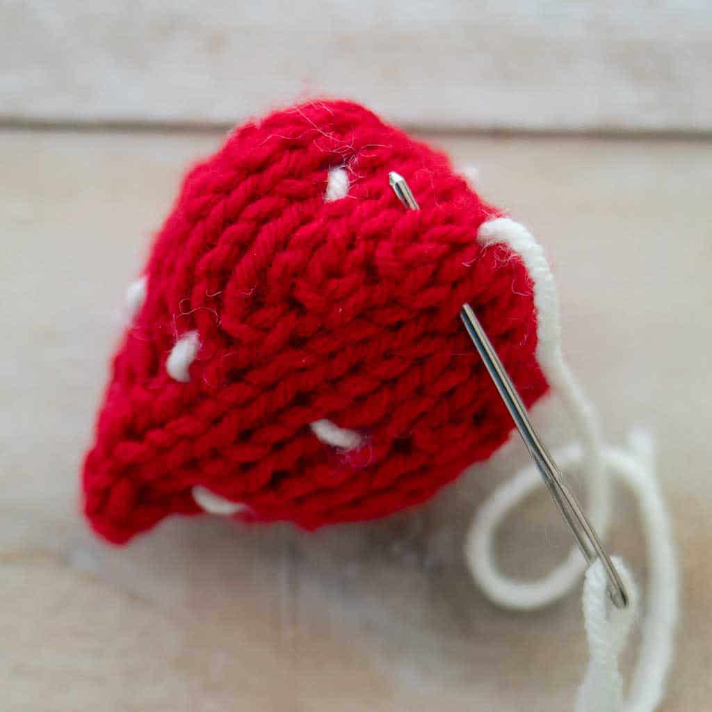 Plush Strawberry Knitting Pattern