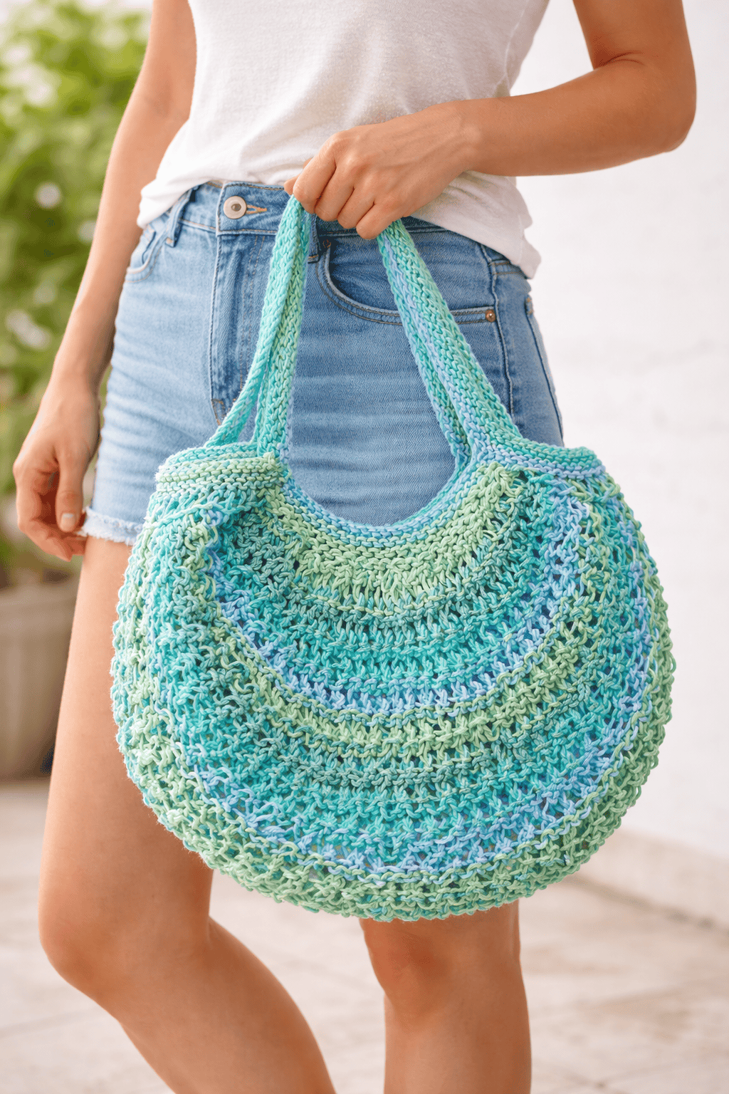 Easy Knit Market Bag Pattern (Beginner-Friendly, Reusable & Perfect for Everyday Use)