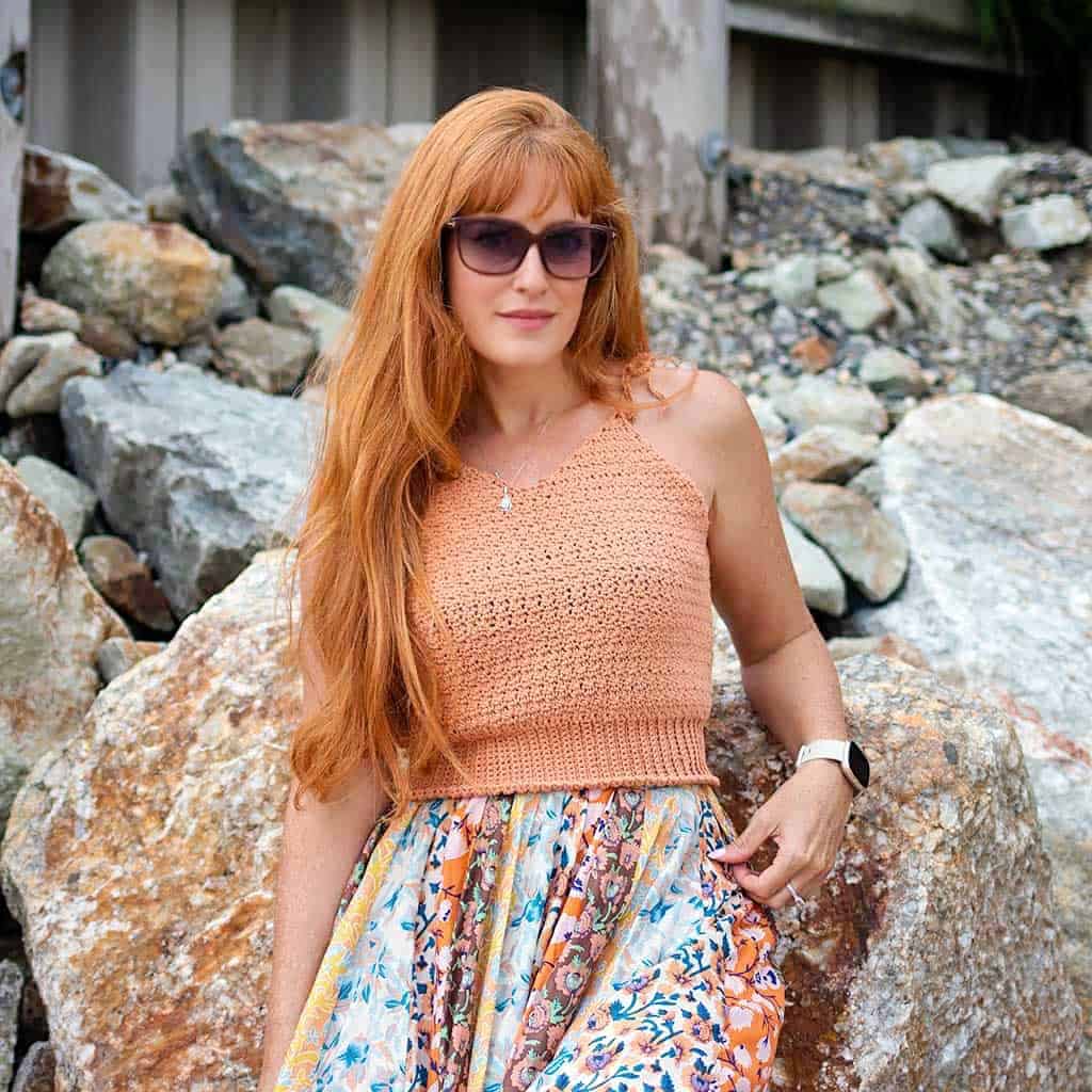 Easy Cropped Tank Crochet Pattern (Beginner-Friendly Summer Top You Can Make in a Weekend)