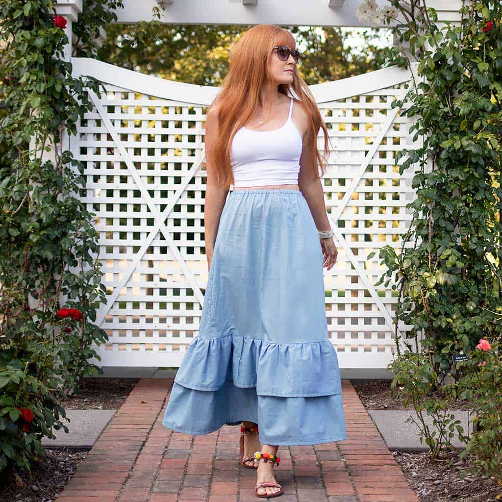 Skirt Pattern – Classic Midi Sewing Pattern - Gina Renee Designs