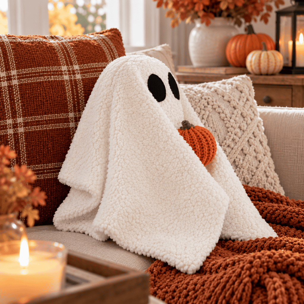 DIY Pottery Barn-Inspired Gus the Ghost Pillow: Easy Tutorial with Minimal Sewing