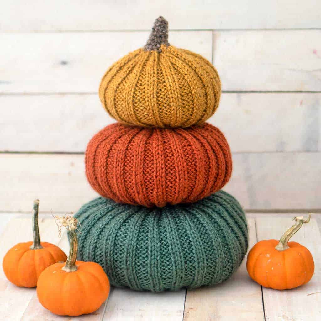 Pumpkin Topiary Knitting Pattern