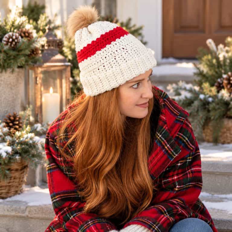 Taylor Swift Inspired Crochet Hat Pattern (Easy & Cute Crochet Beanie)