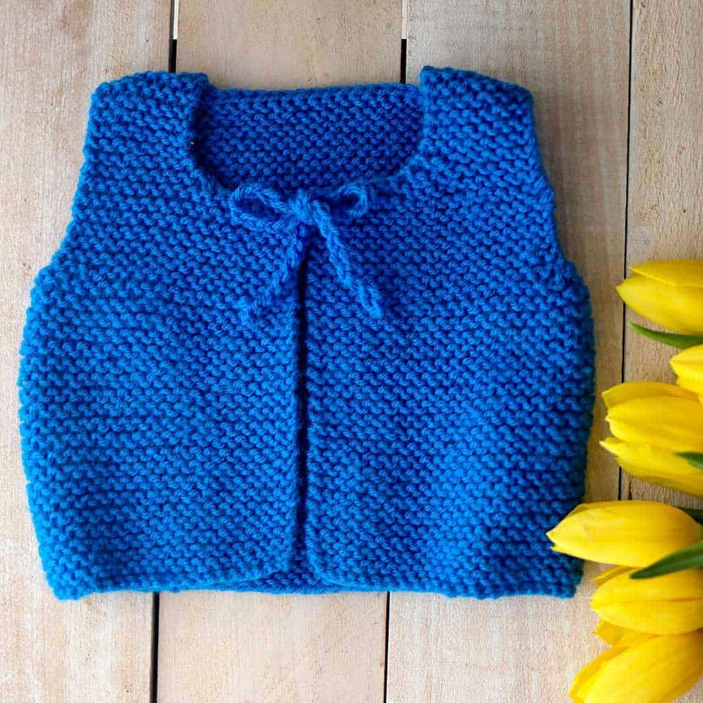Easy Baby Vest Knitting Pattern