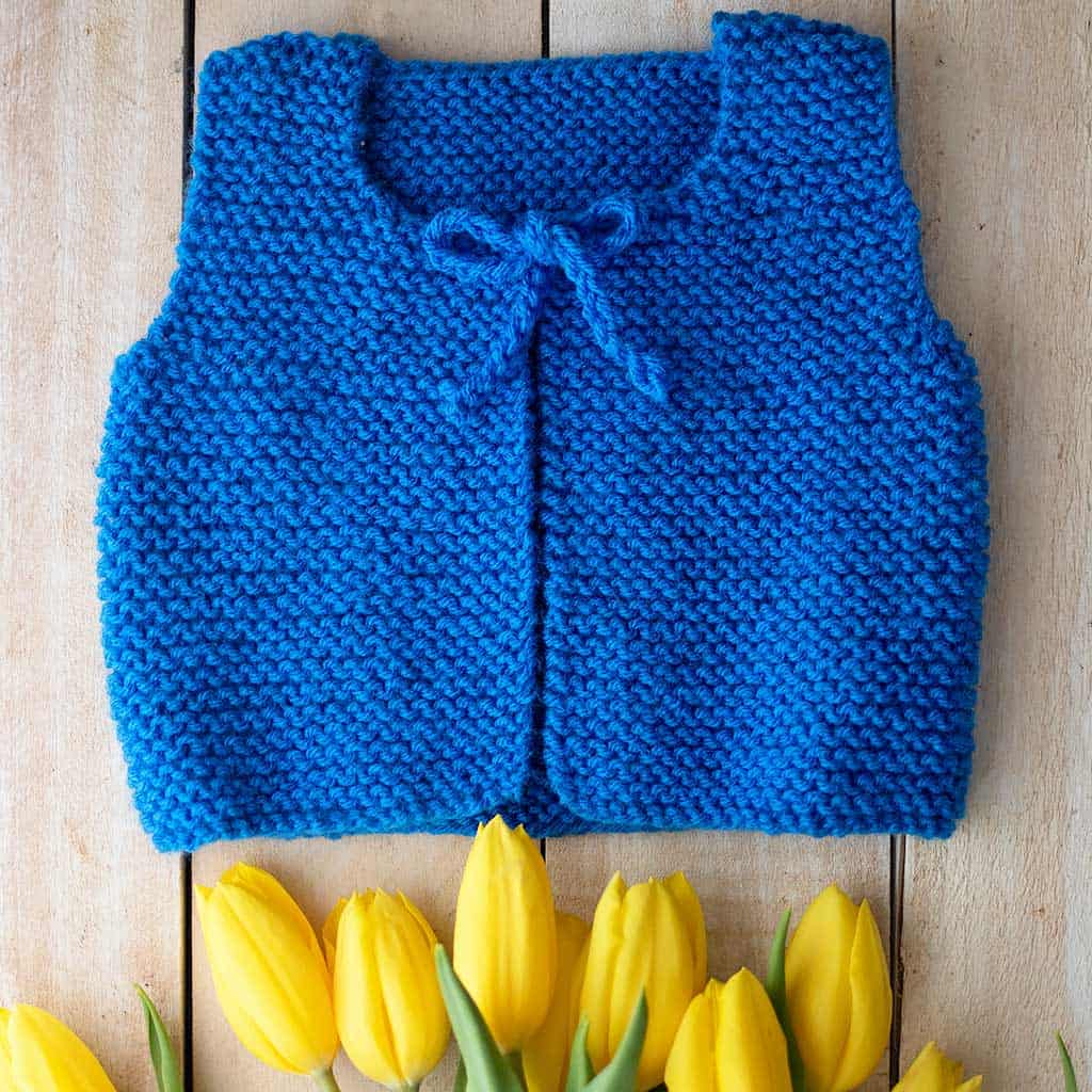 Easy Baby Vest Knitting Pattern