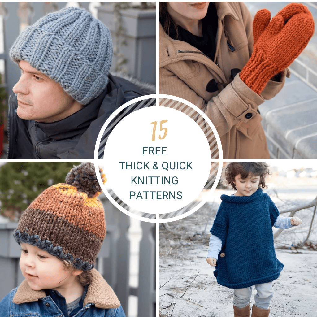 15 Wool Ease Thick and Quick Knitting Patterns