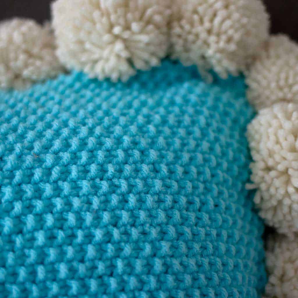 Seed Stitch Pillow Knitting Pattern