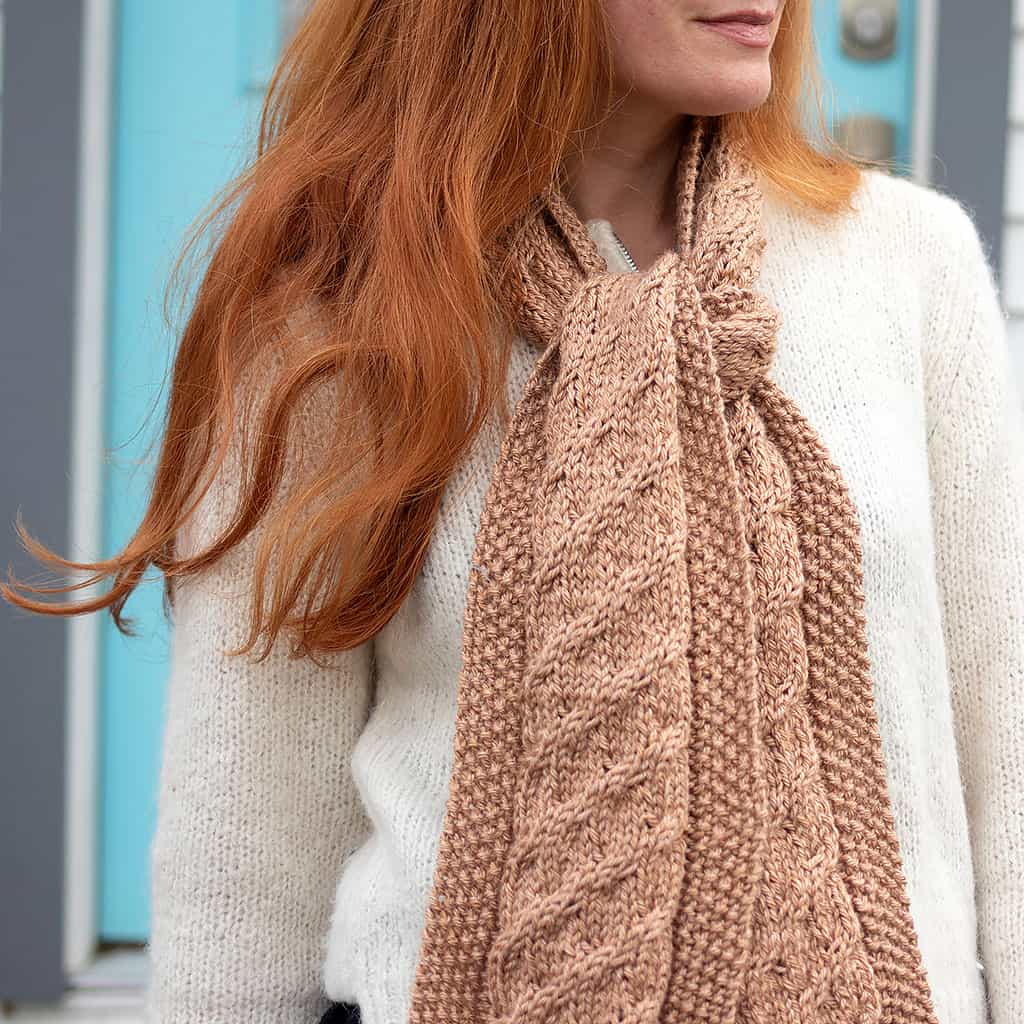 Cable Scarf Knitting Pattern