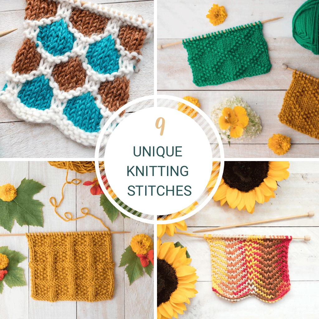 9 Unique Knitting Stitches
